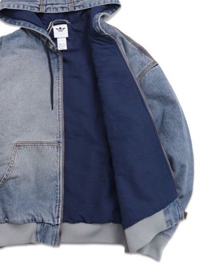 画像6: 【送料無料】ADIDAS DENIM PADDED JACKET-INDIGO DENIM