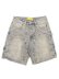画像1: 【送料無料】GUAPI VINTAGE BLUE STARS DENIM SHORTS (1)