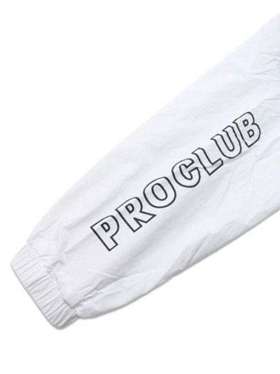 画像7: 【送料無料】PRO CLUB FULL COURT WINDBREAKER JACKET WHITE/BLACK