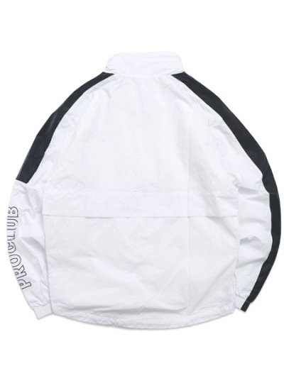 画像2: 【送料無料】PRO CLUB FULL COURT WINDBREAKER JACKET WHITE/BLACK