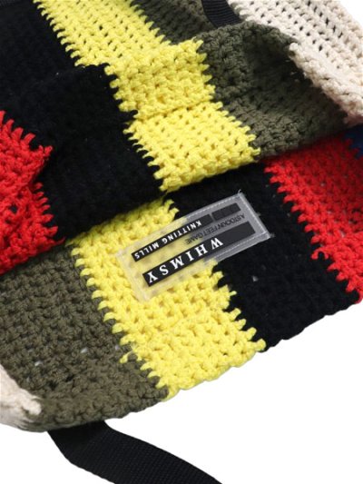 画像5: 【送料無料】WHIMSY SOCKS CROCHET KNIT BAG MULTI