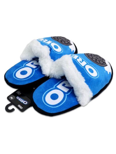 画像2: ODD SOX OREO FUZZY SLIP-ON SLIPPERS