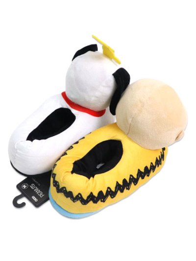 画像2: ODD SOX PEANUTS CHARLIE BROWN AND SNOOPY 3D SLIPPERS