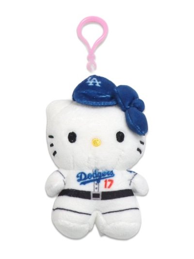 画像1: FOCO HELLO KITTY PLUSH KEYCHAIN DODGERS OHTANI