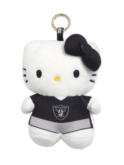 画像1: FOCO HELLO KITTY PLUSH BACKPACK CLIP RAIDERS