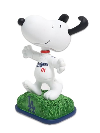画像3: 【送料無料】FOCO PEANUTS SNOOPY BOBBLEHEAD DODGERS