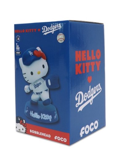 画像5: 【送料無料】FOCO HELLO KITTY PITCHING BOBBLEHEAD DODGERS