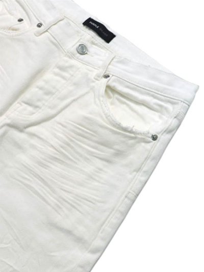 画像3: 【送料無料】PURPLE BRAND P001 SKINNY WHITE DISTRESS