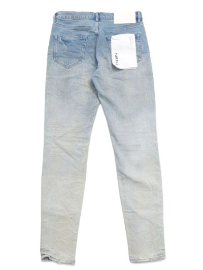 画像2: 【送料無料】PURPLE BRAND P001 SKINNY RHONE FADE LIGHT INDIGO