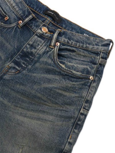 画像3: 【送料無料】PURPLE BRAND P001 SKINNY VINTAGE MECHANIC DIRTY MID INDIGO