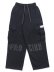 画像1: 【送料無料】PRO CLUB MISTER CARTOON CARGO SWEATPANT BLACK (1)