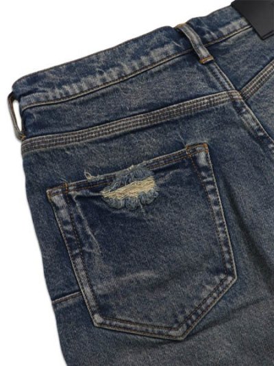 画像6: 【送料無料】PURPLE BRAND P001 SKINNY VINTAGE MECHANIC DIRTY MID INDIGO