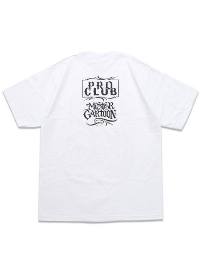 画像2: PRO CLUB MISTER CARTOON MONEY EYE TEE WHITE