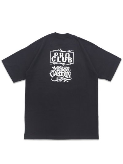 画像2: PRO CLUB MISTER CARTOON BOX LOGO TEE BLACK
