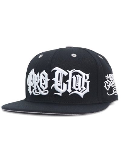 画像1: PRO CLUB MISTER CARTOON ROSE SNAPBACK BLACK