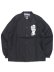 画像1: 【送料無料】PRO CLUB MISTER CARTOON LOVE BIRDS COACH JACKET BLACK (1)