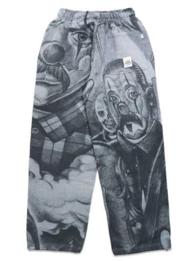 画像2: 【送料無料】PRO CLUB MISTER CARTOON TATTOO SWEATPANT HEATHER GREY