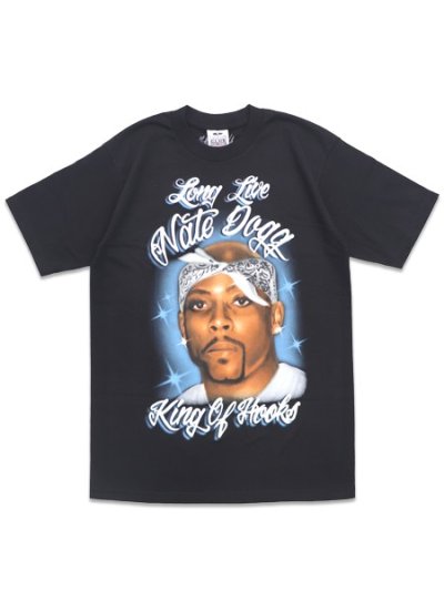 画像1: PRO CLUB NATE DOGG COLLAB TEE BLACK