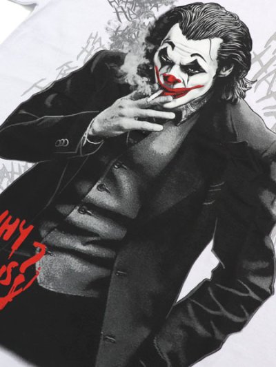 画像3: STREET WEAR SUPPLY JKR WHY SO SERIOUS TEE