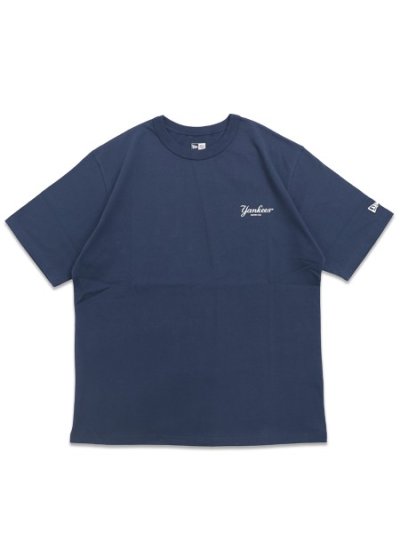 画像2: NEW ERA S/S TEE WASHED COTTON TEE COOPERSTOWN YANKEES NAVY
