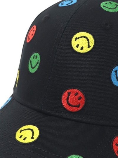 画像6: MARKET SMILEY ALLOVER DAD HAT BLACK