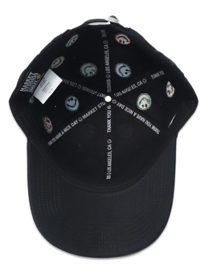 画像5: MARKET SMILEY ALLOVER DAD HAT BLACK