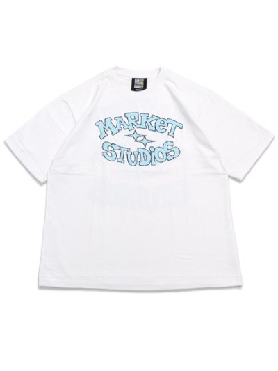 画像1: MARKET SMILEY OLD SCHOOL TEE WHITE