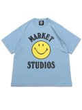 MARKET SMILEY MOOD TEE DUSK BLUE