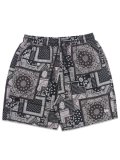 NEW ERA ORIENTAL PAISLEY EASY SHORTS BLACK