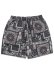 画像1: NEW ERA ORIENTAL PAISLEY EASY SHORTS BLACK (1)
