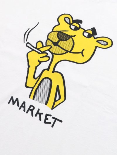 画像3: MARKET YELLOW PANTHER TEE WHITE