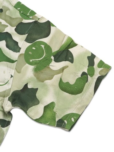 画像5: 【送料無料】MARKET SMILEY CAMOUFLAGE SS WOVEN SHIRT MULTI