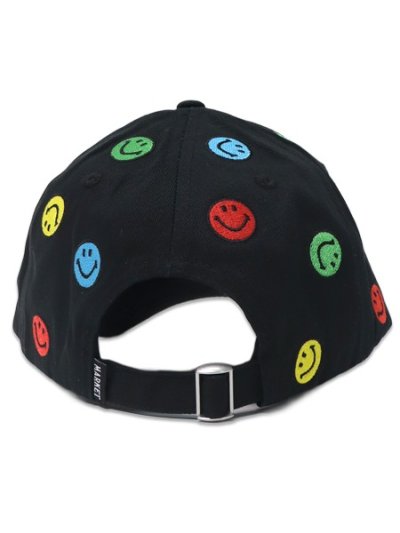 画像4: MARKET SMILEY ALLOVER DAD HAT BLACK