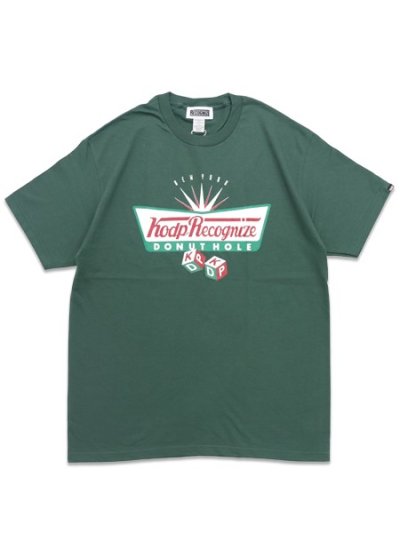 画像1: RECOGNIZE DONUT HOLE TEE GREEN