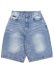 画像1: 【送料無料】FUBU DENIM BUGGY SHORTS L.BLUE (1)