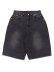 画像1: 【送料無料】FUBU DENIM BUGGY SHORTS BLACK (1)