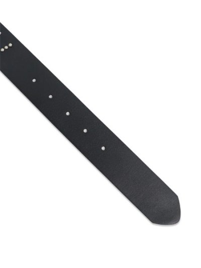 画像5: FUBU STUDS GENUINE LEATHER BELT BLACK