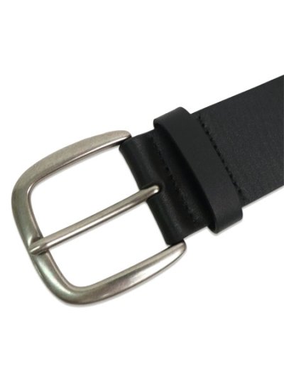 画像2: FUBU STUDS GENUINE LEATHER BELT BLACK