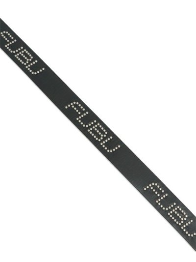 画像4: FUBU STUDS GENUINE LEATHER BELT BLACK