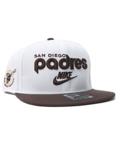 画像1: NIKE COOPERSTOWN DF PRO STRUCTURED SQUARE BILL CAP SD 69-84 WH/BR