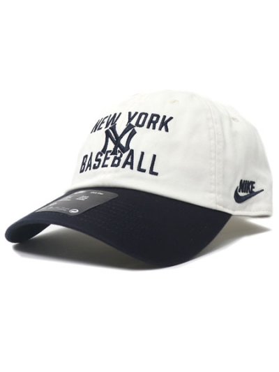 画像1: NIKE COOPERSTOWN CLUB UNSTRUCTURED CAP YANKEES 1927 SAIL/PITCH BL