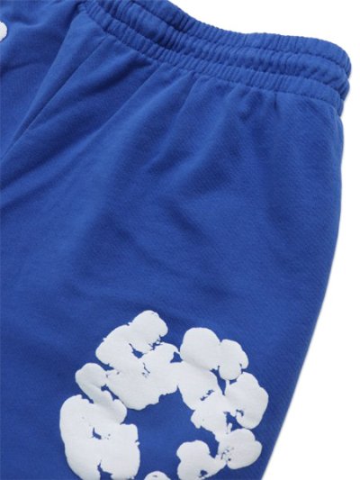 画像4: 【送料無料】DENIM TEARS COTTON WREATH OPEN HEM SWEATPANTS BLUE