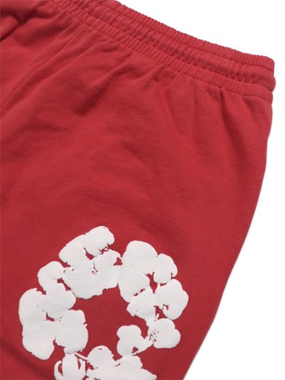 画像4: 【送料無料】DENIM TEARS COTTON WREATH OPEN HEM SWEATPANTS RED