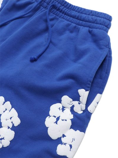 画像3: 【送料無料】DENIM TEARS COTTON WREATH OPEN HEM SWEATPANTS BLUE