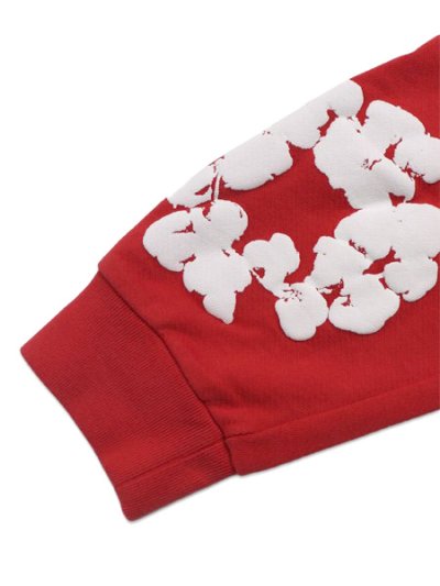 画像6: 【送料無料】DENIM TEARS COTTON WREATH ZIP HOODIE RED