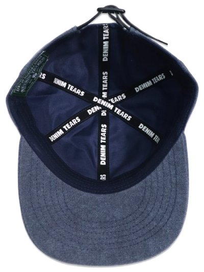 画像5: 【送料無料】DENIM TEARS CW GARMENT DYED CAP NAVY
