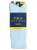 画像1: POLO RALPH LAUREN MINERAL WASH CREW 3PK SOCKS SOFT BLUE (1)