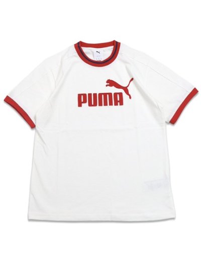 画像1: PUMA T7 RINGER TEE-PUMA WHITE