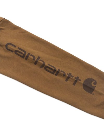 画像4: 【KIDS】CARHARTT KIDS KIDS TD LS GARMENT DYE POCKET TEE-CARHARTT BRN