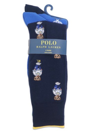 画像1: POLO RALPH LAUREN ATHLETIC CLUB MINI BEARS SOCKS